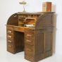 Vintage oak roll top desk 