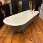 Restored original Edwardian gentleman’s, roll top bath