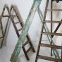 Vintage wooden step ladders 