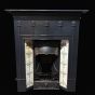 Original Art Nouveau tiled fireplace  