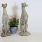 Stone Whippet dogs