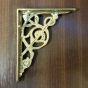 Pair of Brass Trellis Brackets