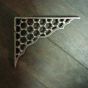 Pair of Cast Iron Honeycomb Brackets - Small