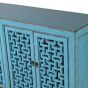 Antique style Shanxi Boheme Blue 6 Door Sideboard