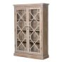 Period style Distressed tall 2 Door Display Cabinet