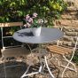 Industrial style garden tables