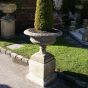 Wilsons Lattice Weave Urn on Regency Pedestal