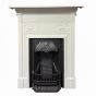 1 of 2 of a pair of splendid 19th century Art Nouveau fireplaces 