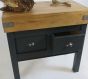 Large butchers block with 2 drawers