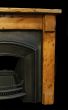 Vintage wooden fireplace