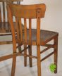 Vintage Wooden Chapel Chairs
