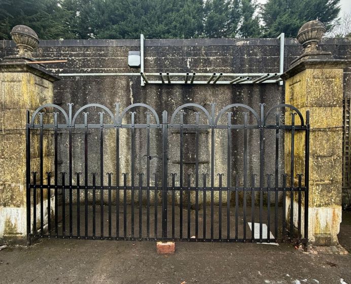 The Armagh blacksmith forged gates 