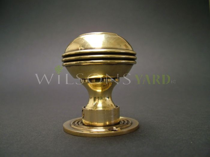 Solid Brass Georgian Door Handle / Door Knob