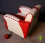 Funky Red and White Chair