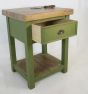 Vintage green butchers block 