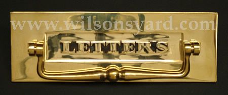 Letter plate with Clapper Handle