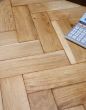 Oak parquet flooring 