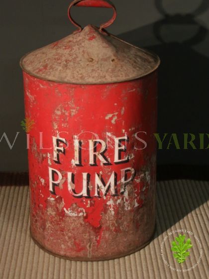 Antique Red Fire Pump