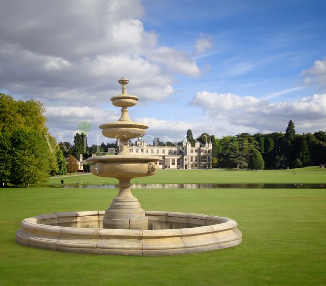 Stunning  3 Tier Georgian water fountain & 4.5 pool surround