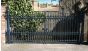 Period heavy cast iron gates 