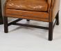 Antique leather chairs 