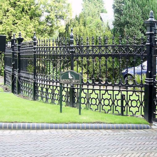 Heritage cast iron gates and railings