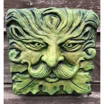 Range of Green man garden wall plaques