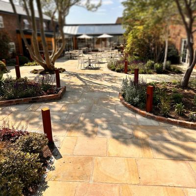 Yorkstone street flags / paving