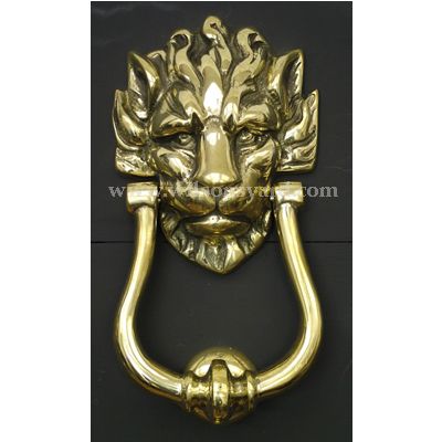 "10 Downing Street" Solid Brass Lion Door Knocker