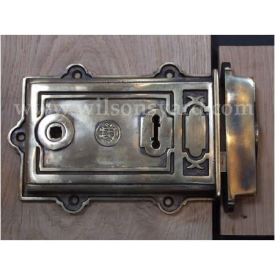 Solid Brass Large Rim Lock