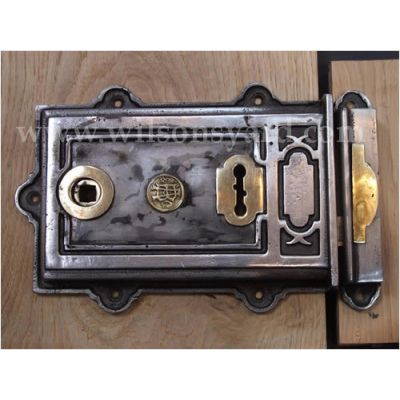 Large Cast Iron Rim Lock