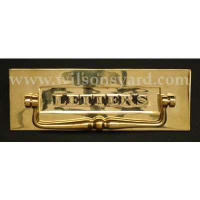Letter plate with Clapper Handle