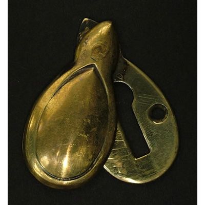 Solid Brass Art Nouveau Escutcheon