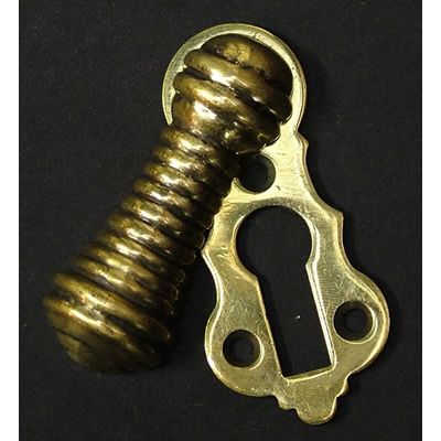 Solid Brass Beehive Escutcheon