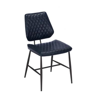 Orca dark blue dining chair