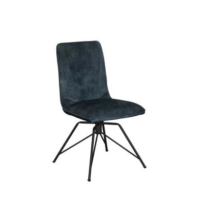 Caspian teal dining chair