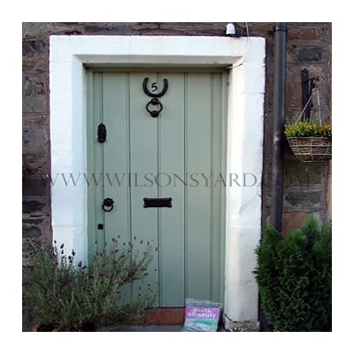 Cottage style planked door