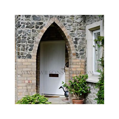 Cottage Style Planked Door & Frame