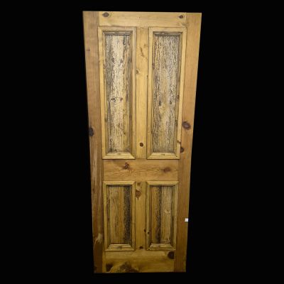 4 Panel Mortise and Tenon Mexican Pine Door