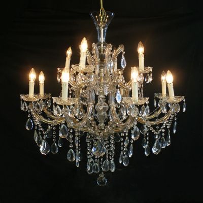 Restored vintage Marie Teresa chandelier