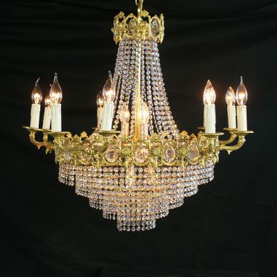 Vintage French Empire style chandelier 