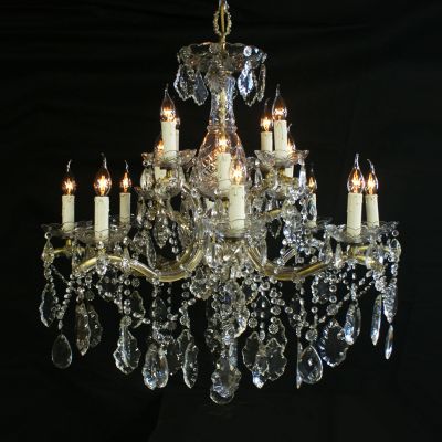 Vintage fully restored Marie Teresa chandelier 