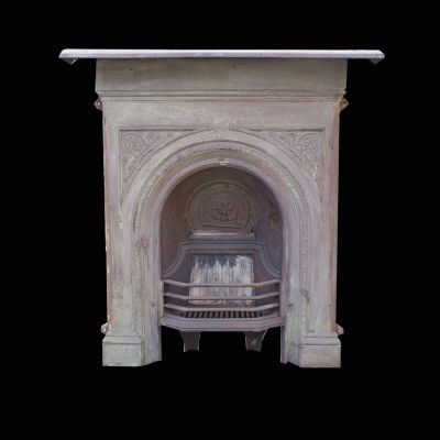 Original non restored Irish parlour fireplace