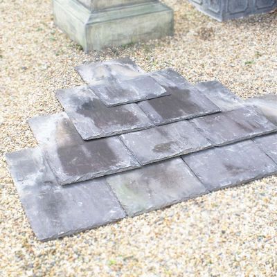 Reclaimed Bangor Blue 24 x 14 roof slates (All off one job lot)