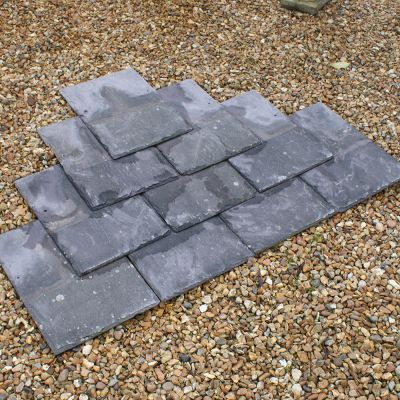 Reclaimed Bangor Blue 18 x 12 roof slates (All off one job lot)