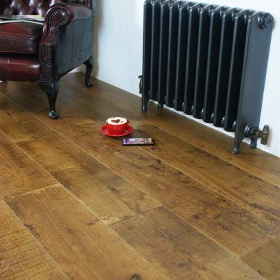 Exclusive - Wilsons pre finished engineered wide oak plank (Golden)