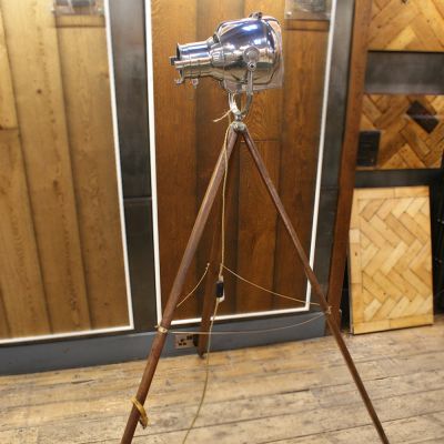 Beautiful original theatre lights on tripod stand 