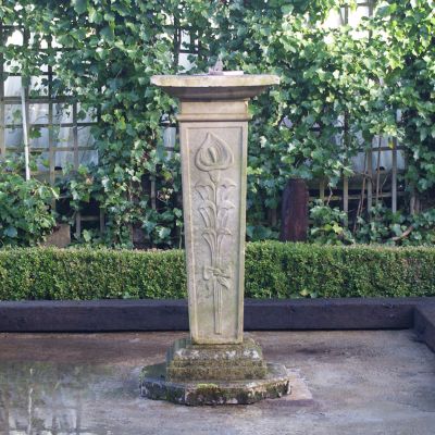 Vintage Marble Art Nouveau sundial 