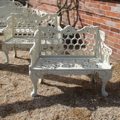 Cast Iron Regency Benches - sold out 21.4.23