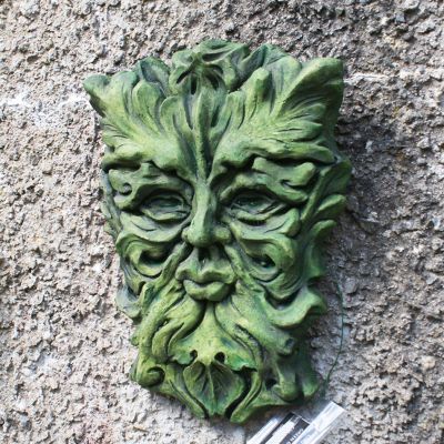 Decorative King Harry green man wall plaque 